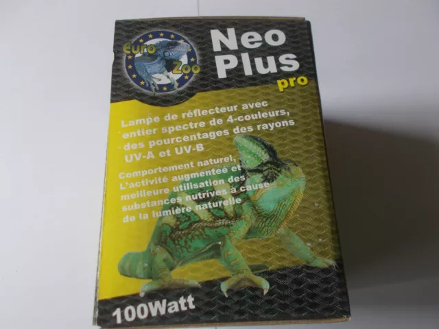 AMPOULE UVA-UVB  CHAUFFANTE 100 WATTS POUR REPTILES ou AUTRES 3