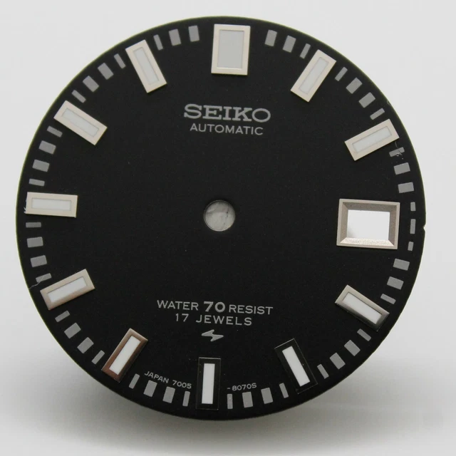 RESIST BLACK DIAL Seiko Diver 7005 8052 8050 Poor Man s 62MAS 70