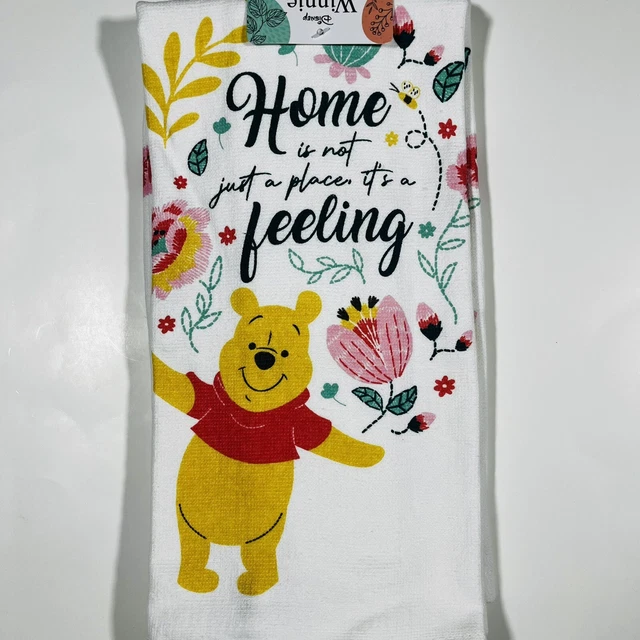 Paquete de 2 toallas de mano para cocina baño Disney Pooh flor de primavera hogar es una sensación