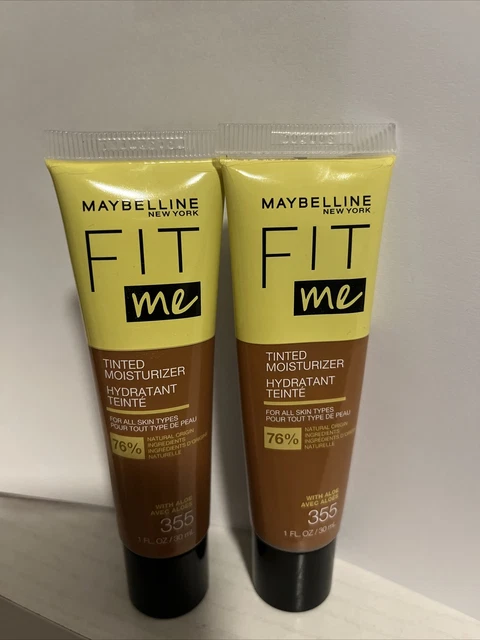Maybelline Fit Me Tinted Moisturizer, Natural Coverage, Face Makeup, 355 New