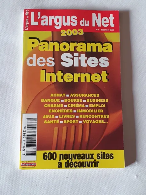 Livrel'argus Du Net 2003 Panorama Sites Internet