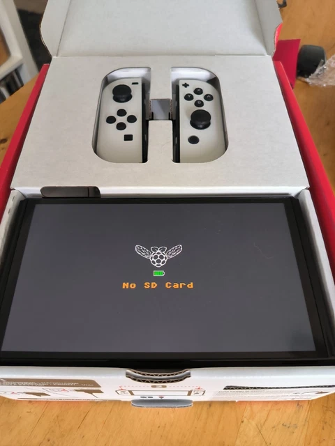 NINTENDO SWITCH OLED-ARDUINO RP2040 64GB Weiß PICOFLY Linux Hekate ...