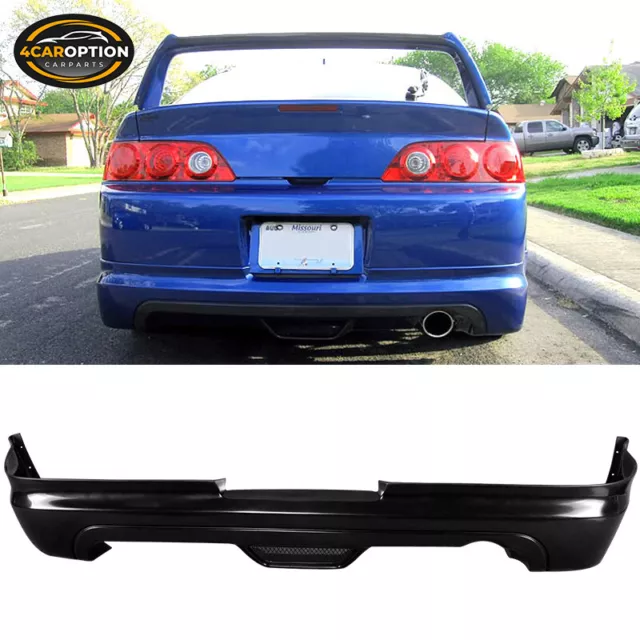 Fits 05-06 Acura RSX 2Dr Mugen Style Rear Bumper Lip Spoiler Splitter PU