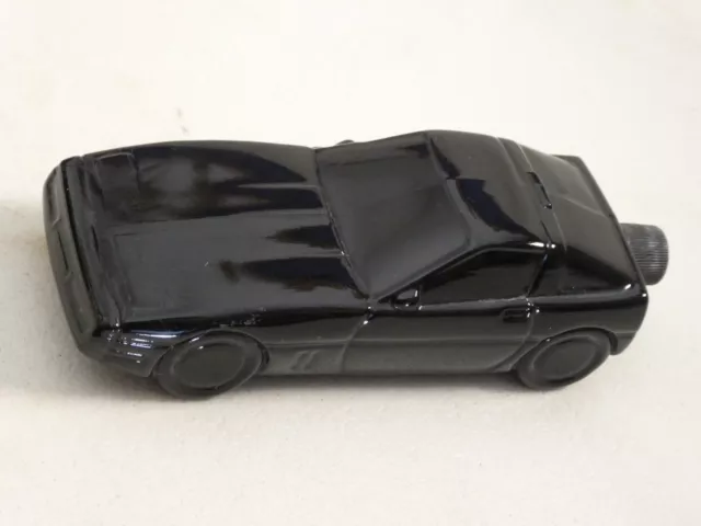 Vintage AVON Aftershave Bottle Black Glass Corvette Stingray Car Windjammer 1969 2