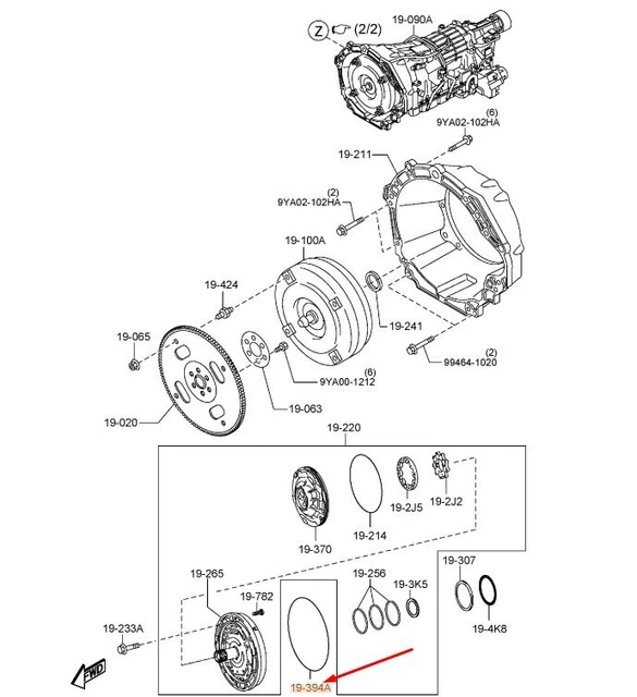 MAZDA CX5 MK2 Oil Pump ORing SJ0119394 NEW GENUINE £40.00 PicClick UK