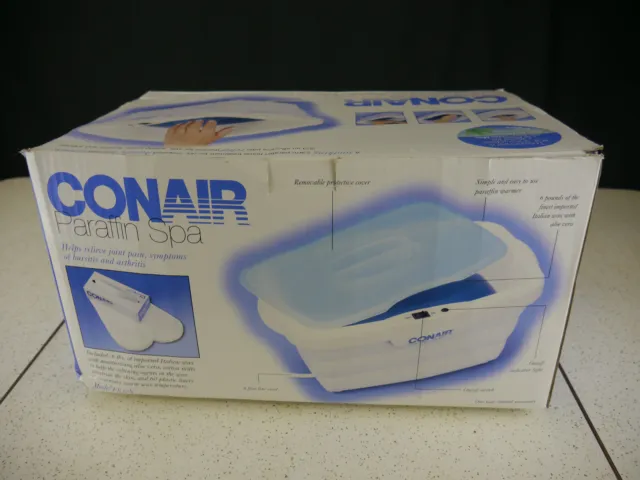 Conair Professional Paraffin Spa Wax Heat Therapy Manicure-PB10XCR Vintage