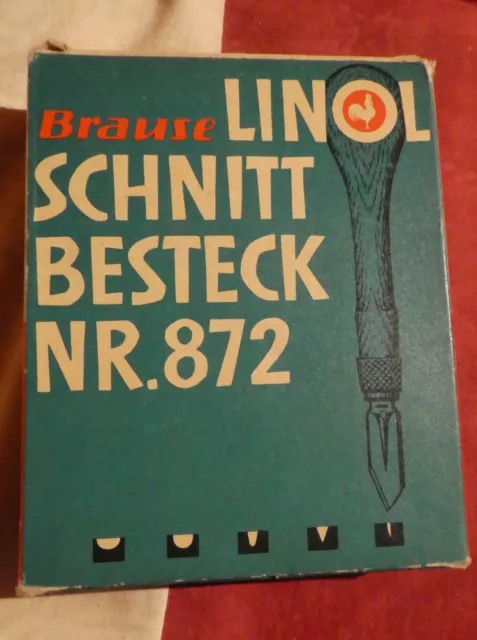 Linolschnittbesteck von Brause Nr. 872