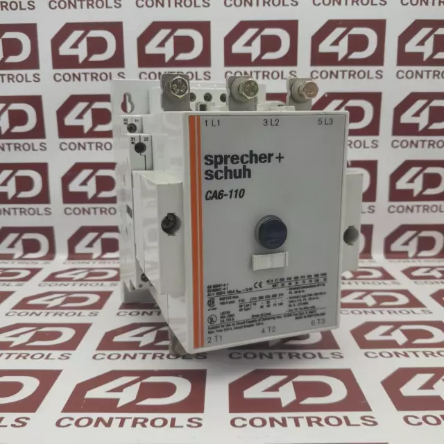 CA6-110-11-120 | Sprecher + Schuh | Contactor, 110A, 3 Pole, Used