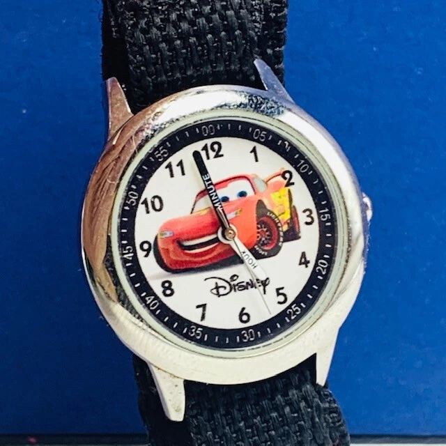 WALT DISNEY CARS wristwatch Lightning Mcqueen watch hook loop