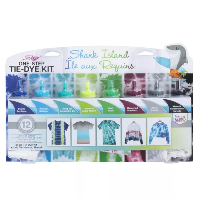 Tulip One-Step Tie-Dye 8 Color Kit-Shark Island 40972