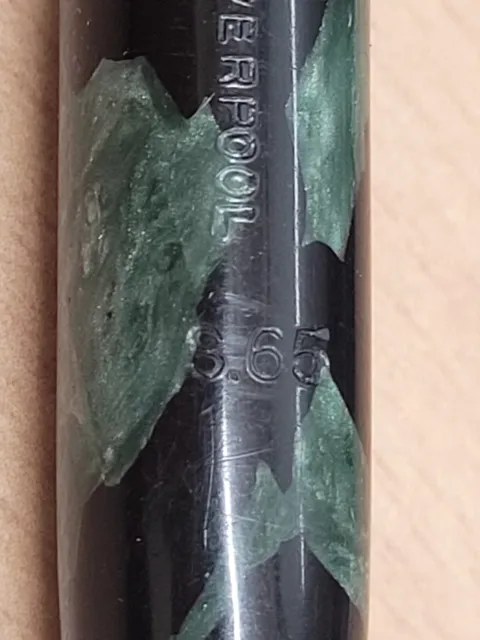 Vintage Summit S.65 Fountain Pen 1940's Green Marble (5) 3