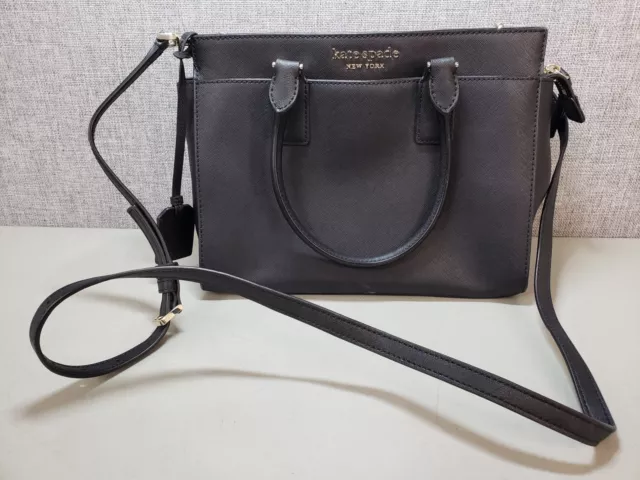 Kate Spade NY Black Leather Satchel/Top Handle Bag