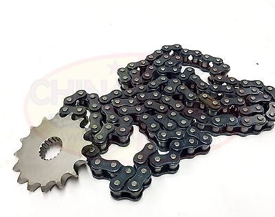 Higher Geared Chain and Sprocket set 16 tooth front for Pulse Adrenaline 125