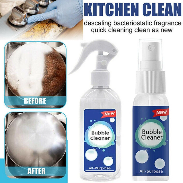 MULTIPURPOSE CLEANING BUBBLE Cleaner Spray Foam Kitchen Grease Dirt