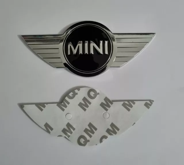 Logo Emblème Mini Cooper Métal 115 x 50mm Voiture Grille Capot Arrière Métal