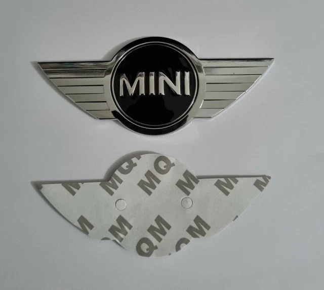 Mini Cooper ABS Logo Emblem – 120 X 50mm – Front Or Rear Grille / Hood – Adhesive
