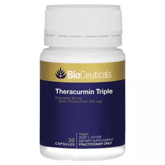 BioCeuticals Theracurmin Triple Highly Bioavailable Curcumin Vegan 30/60 Caps