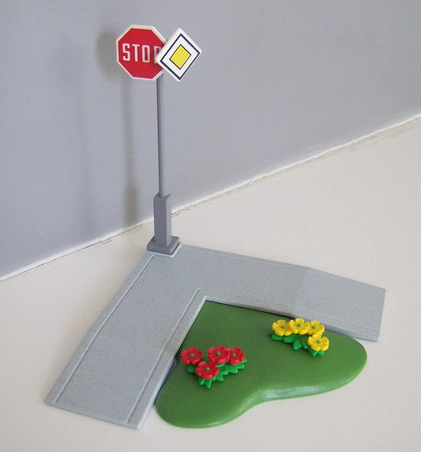 Feu Tricolore Playmobil Vintage City Life - Accessoire Signalisation - Occasion Bon état