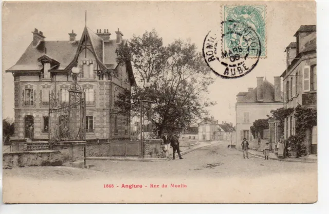 ANGLURE- Marne - CPA 51 - la rue du moulin