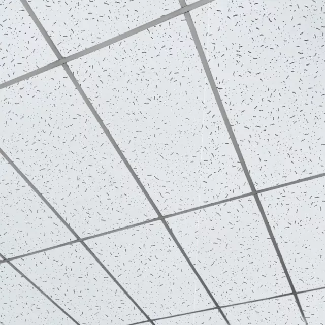 Fissured Suspended Ceiling Tiles Office Acoustic 1195mm x 595mm For 1200mm x 600