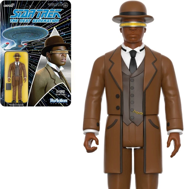 La Forge Star Trek Next Generation Super7 Reaction Action Figure