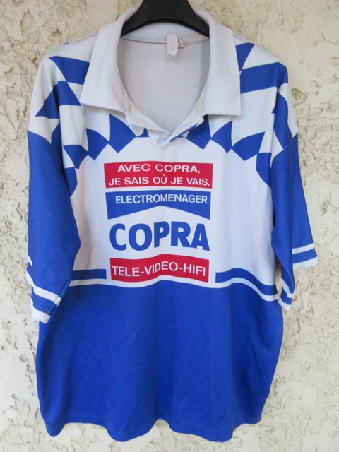 Maillot rugby USAP PERPIGNAN porté n°11 bleu ciel ERREA shirt jersey XS | eBay