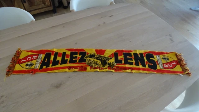 Lot RC Lens : Maillot Junior Bollaert + écharpe Légende - Occasion