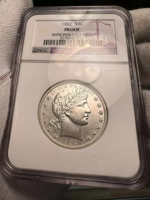 1902 Proof Barber Half Dollar NGC Proof Detail