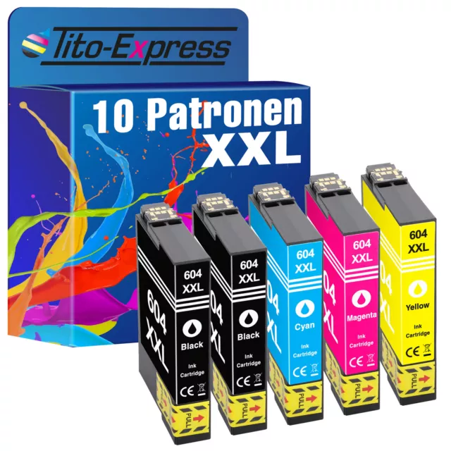 XXL Patronen für Epson 604XL WorkForce WF-2910 DWF WF-2930 DWF WF-2930 Series