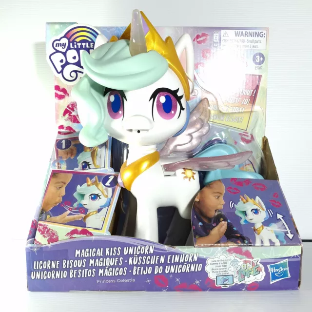 My Little Pony Hasbro Mlp Princess Celestia magical kiss Unicorn + Free Post