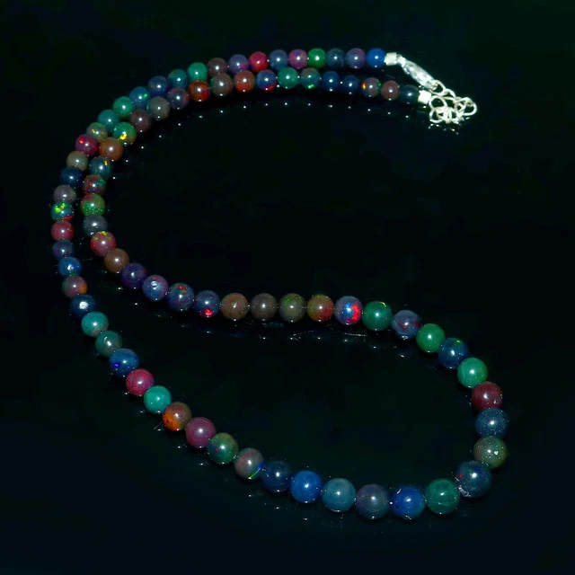 Opal beads Natural opal Beads Fire opal Necklace jewelry Best gift For Her 4258