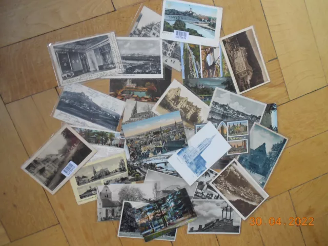 Konvolut  30 alte Ansichtskarten AK  mit Schutzhülle  # 2