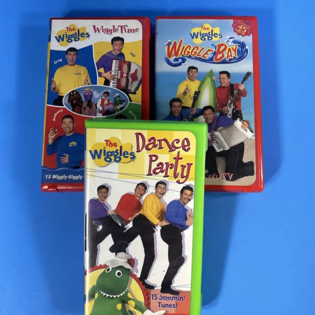 THE WIGGLES Wiggle Time VHS 2000 Clam Shell Video Cassette