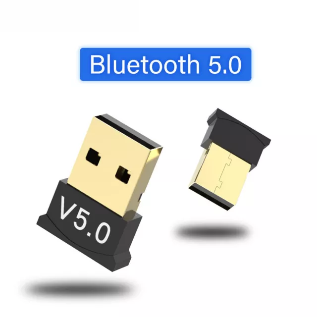 Mini USB Bluetooth V5.0 Wireless Dongle Adapter For Windows 7/8/10 PC Laptop/*