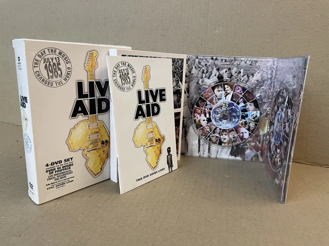 4DVD BOX・LIVE AID ／JULY 13 ／1985！ LIVE AID 4-DVD Box Set July 13th 1985 Sealed $86.01