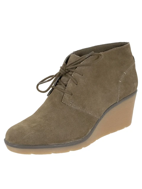 NEUF DR SCHOLL S Femme Chaussures Jones Compens Lacets Bottines
