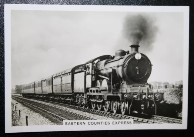 GREAT EASTERN S69 Klasse Dampflokomotive Vintage 1930er Fotokarte ED03
