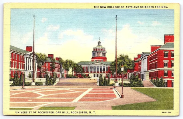 The New College Of Arts & Sciences For Men Oak Hill Rochester New York Postcard