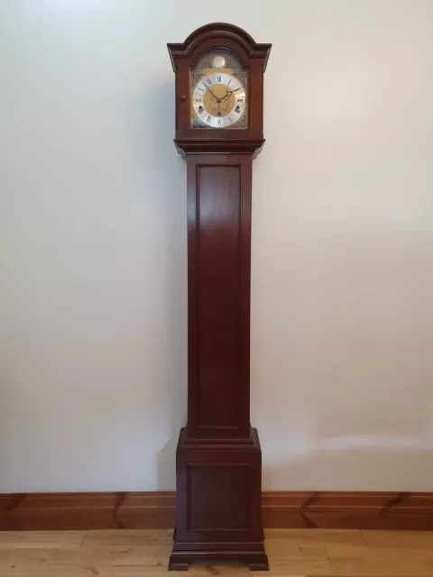 An Elegant Mahogany Grand Daughter Clock By Elliott -Multi Chimes Superb Quality 2