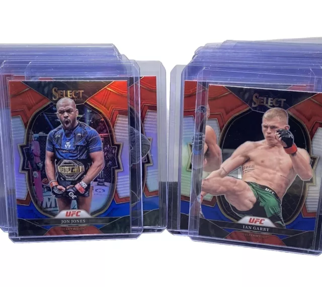 2023 Panini Select UFC Red and Blue Prizm - Pick your Cards