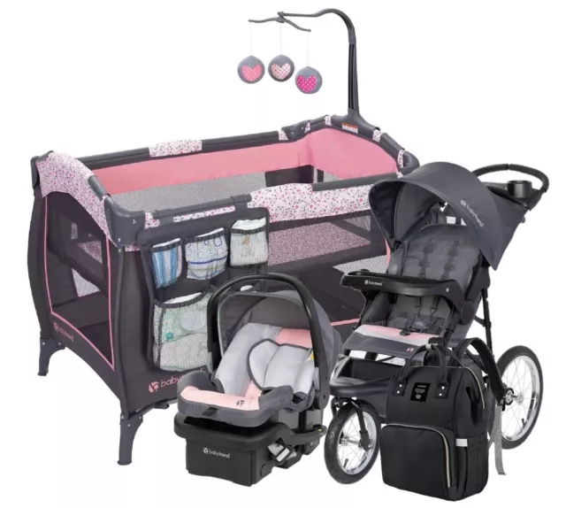 Pink stroller deals and carseat combo