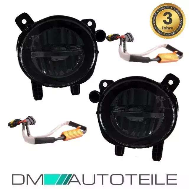 Set LED Nebelscheinwerfer Smoke Schwarz passt für BMW F20 F21 F30 F31 F32 F33 F3