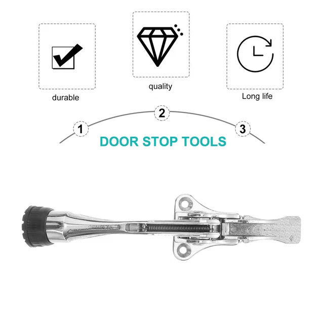 Butée Porte Acier Inox Support Porte Télescopique À Ressort Arrêt Et Butée Porte Acier Inox Support Porte Télescopique À Ressort Arrêt Et
