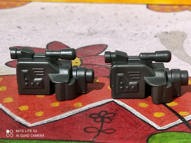 PLAYMOBIL - Deux Caméras TV Pour Reporter Sportif - Accessoires Télé Et Action