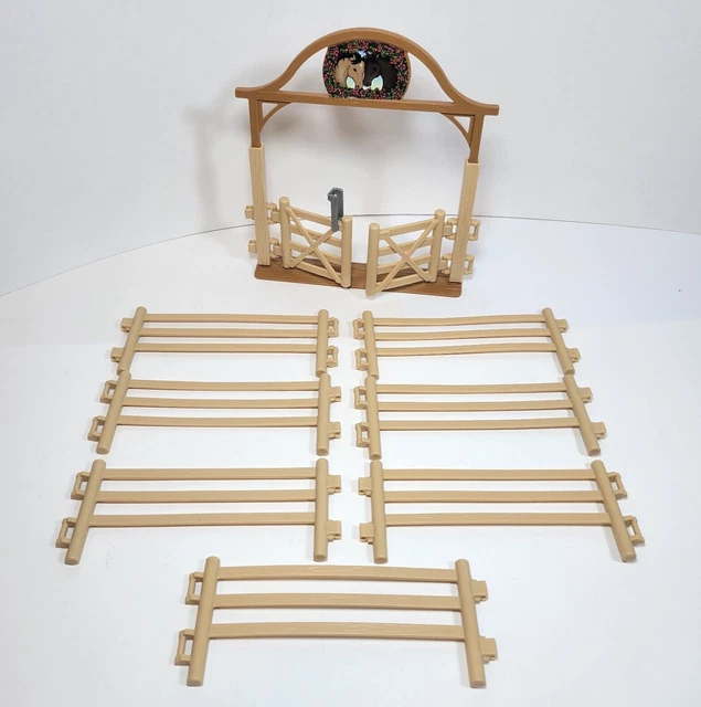 SCHLEICH HORSE CLUB Paddock With Entry Gate, Model #42434 ~ Fence / Corral ?�23.59 - PicClick UK