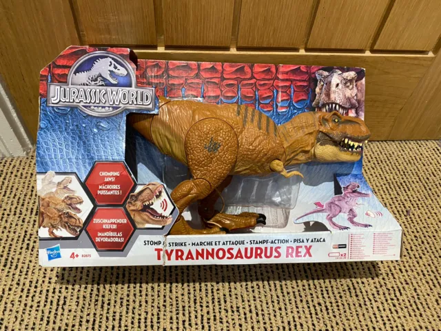 Hasbro Jurassic World Stomp And Strike Tyrannosaurus Rex Rare Boxed Please Read