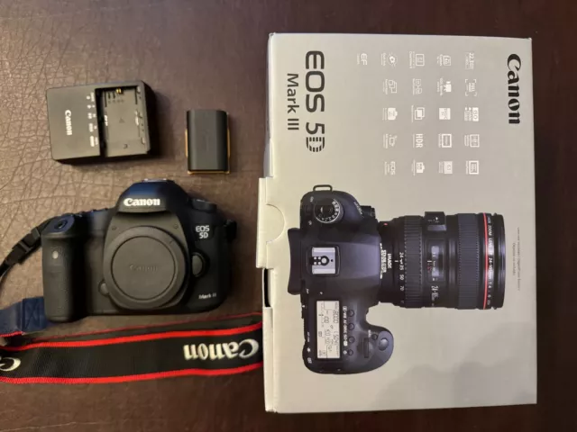 Canon EOS 5D Mark III 22.3 MP Digital SLR Camera - Black (Body Only)