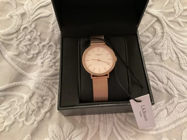 LK BENNETT LADIES Oxblood Strap Watch LK2016 35.00 PicClick UK