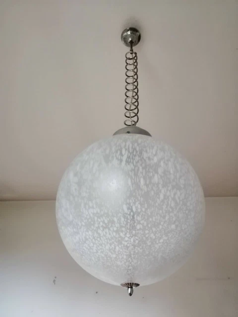Lampadario a sfera in vetro trasparente MIRNA