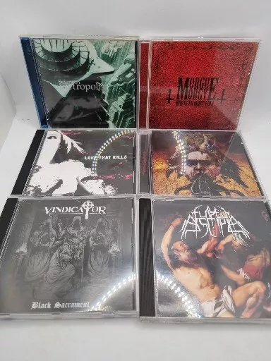 6x Death Metal CD Bundle, Seigmen Morgue Orgy Love That Kills Melabolgia, V Rare